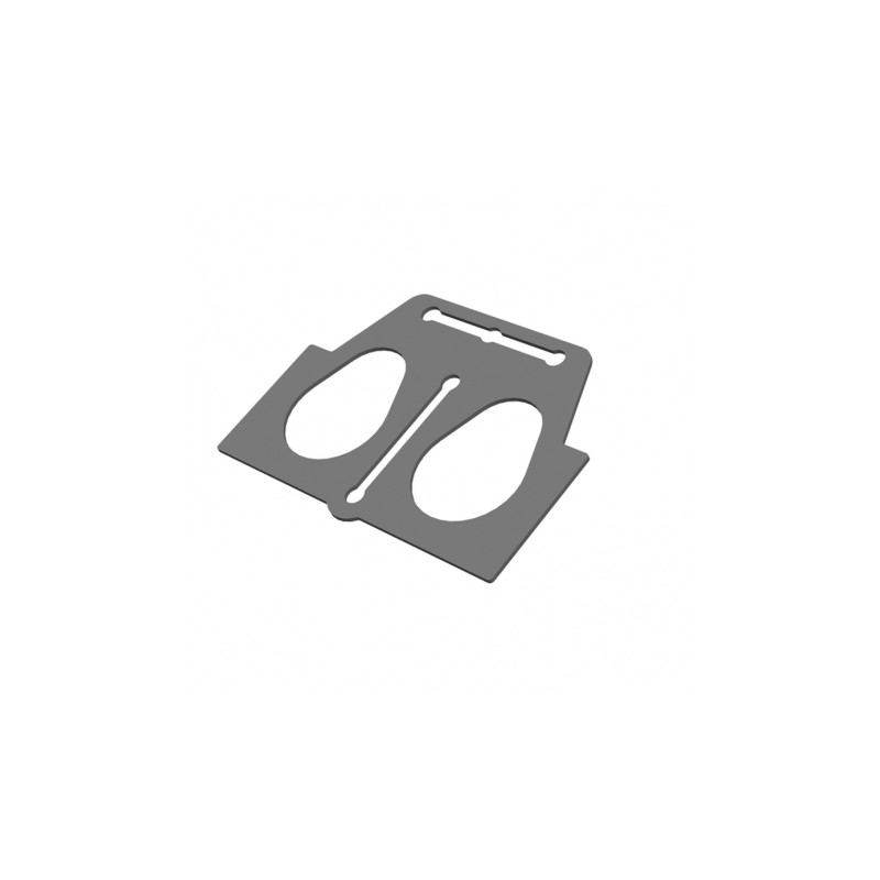 Platine de montage cache silicone