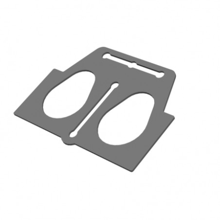 Platine de montage cache silicone